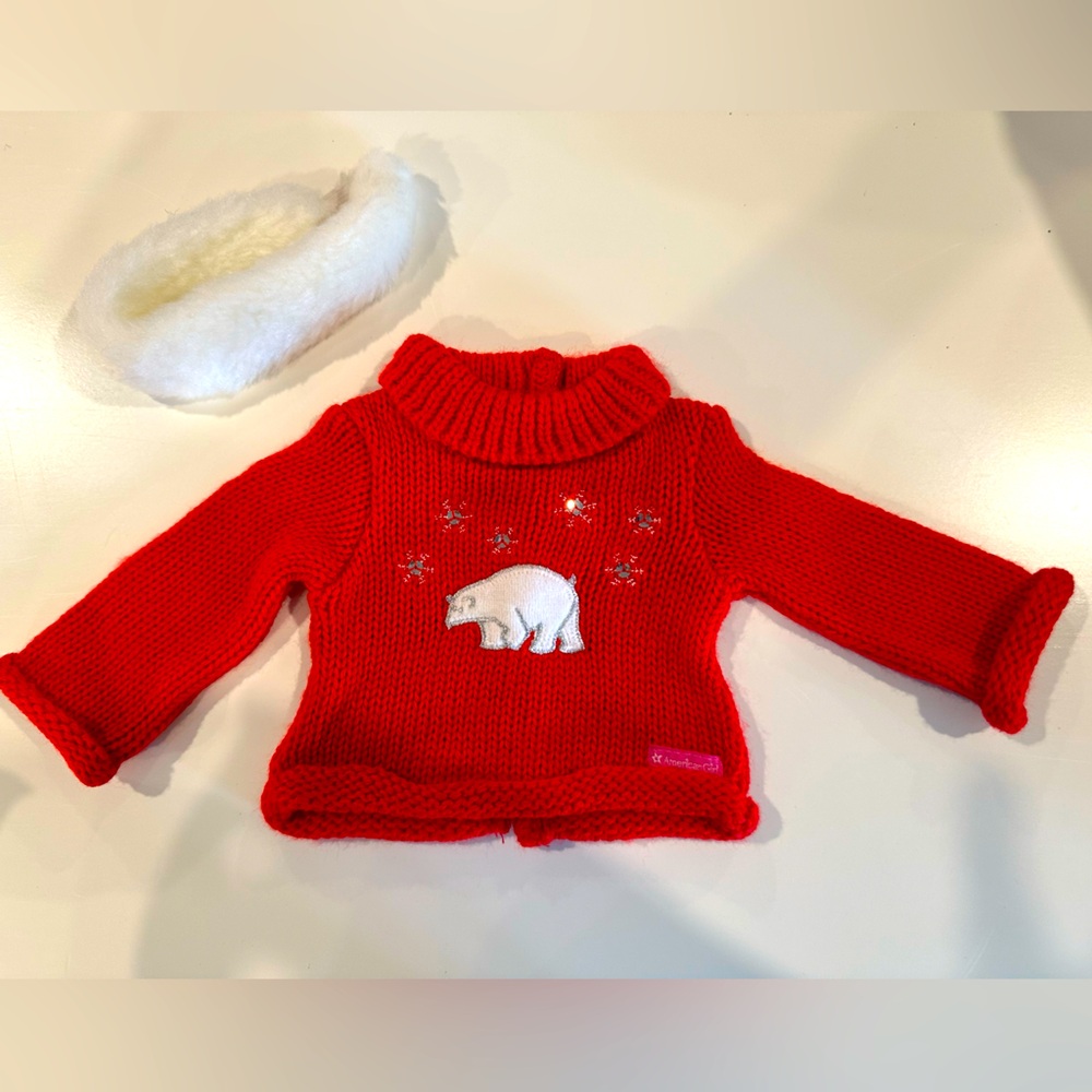 American Girl Polar Bear Sweater Set (Retired)